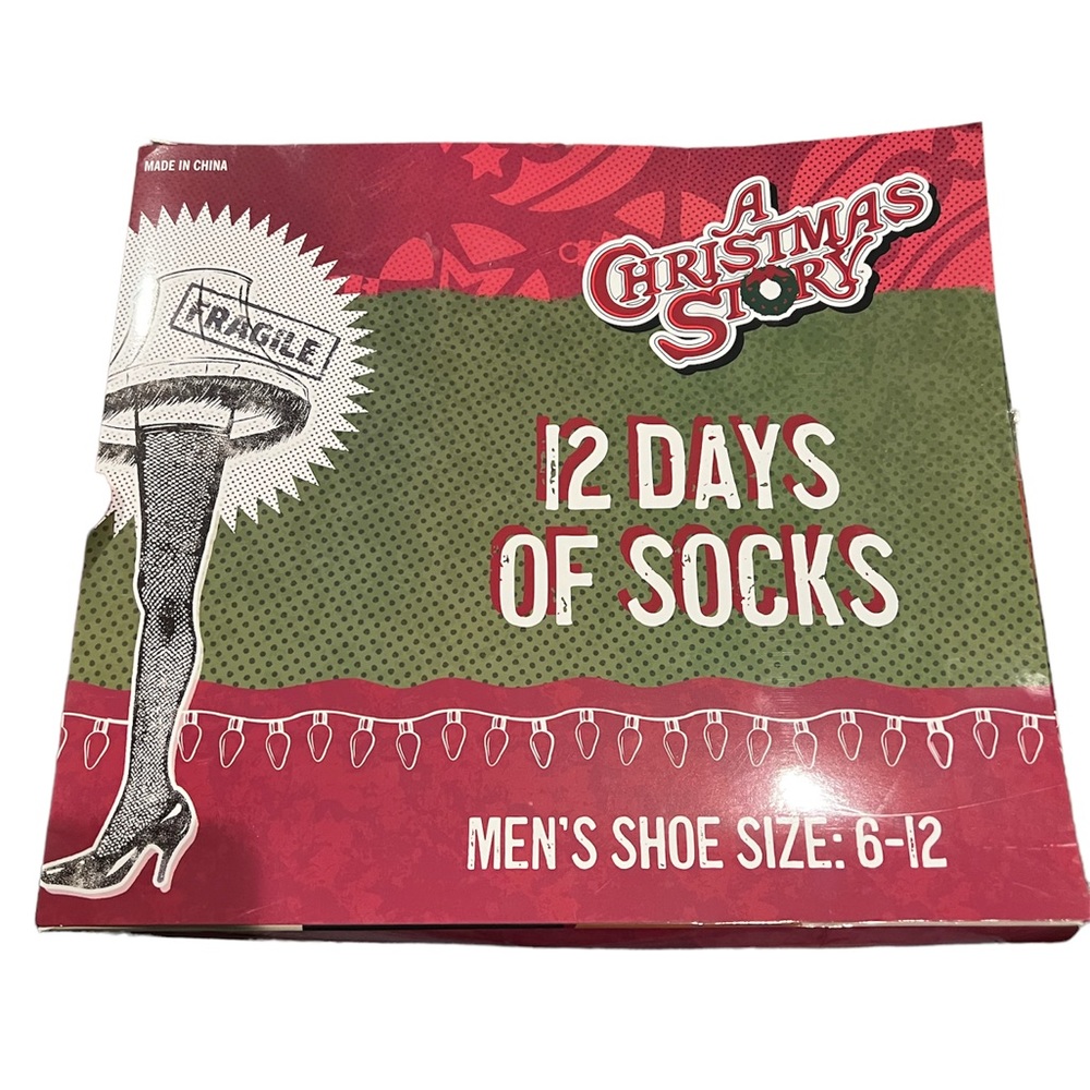 A Christmas Story 12 Days of Socks Advent Calendar‎
